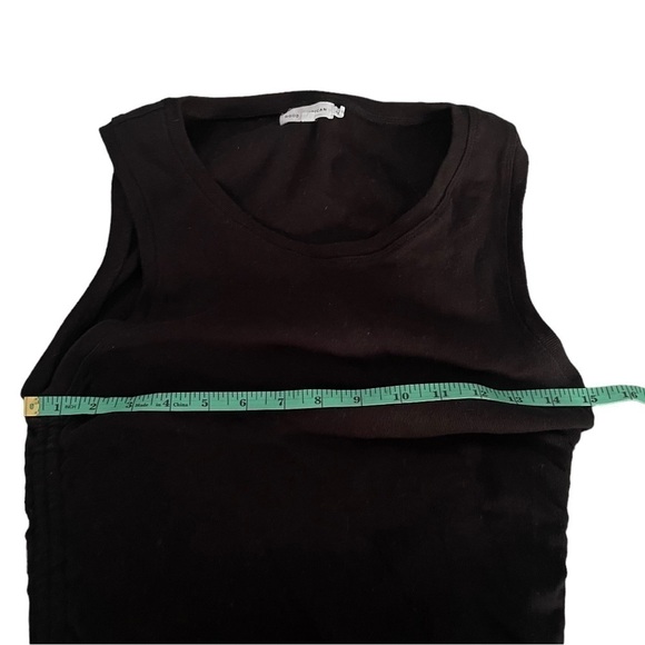 Good American Women's Rouched Tank Top Black Size 2 - Picture 10 of 13